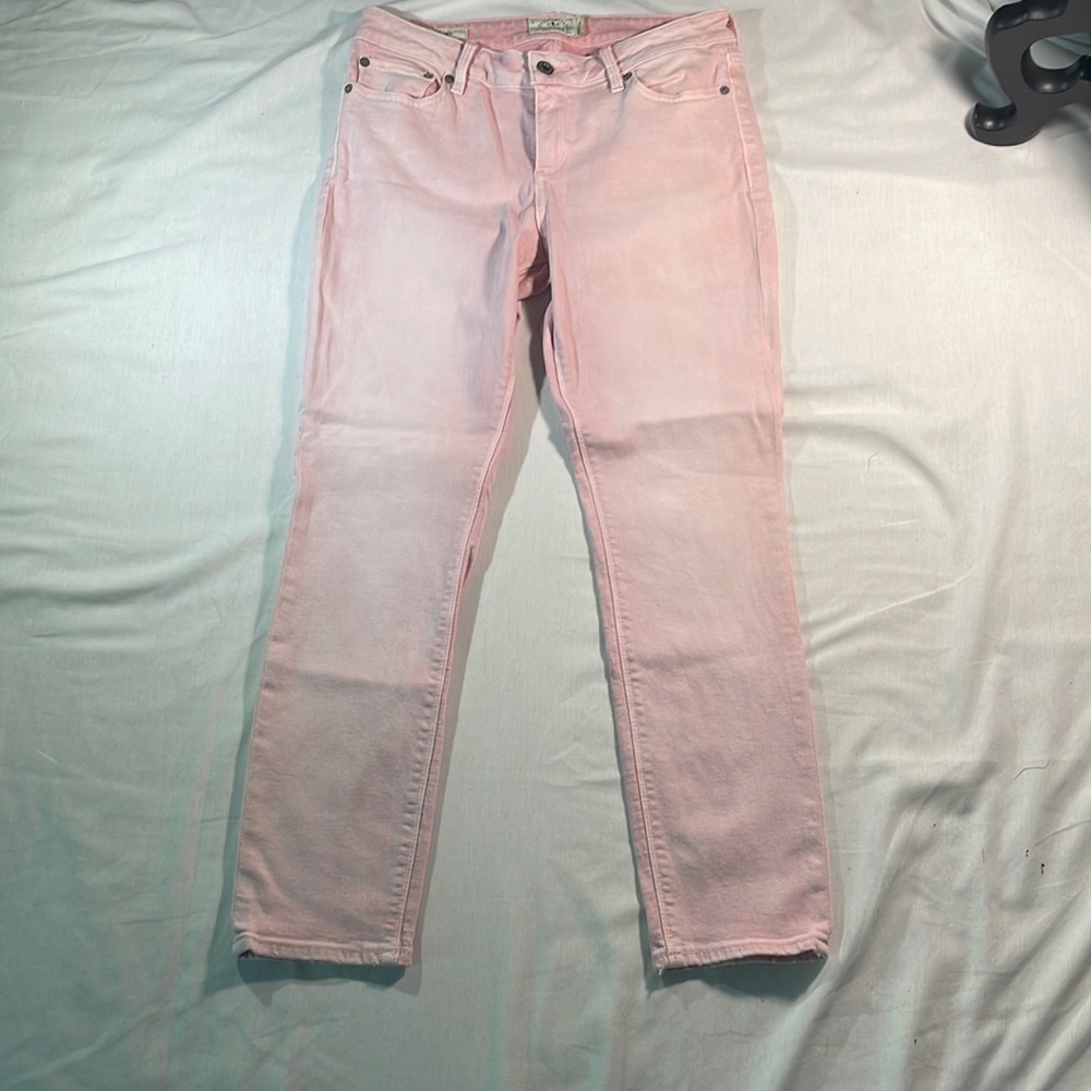 Lucky Brand pink Lolita Capri 5 pocket jeans size 8/29